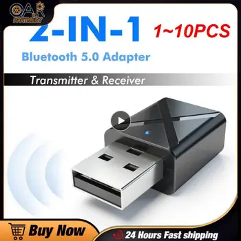 1 ~ 10 шт. 5,0 Bluetooth аудио приемник передатчик мини 3,5 мм AUX Jack стерео Bluetooth передатчик для телевизора ПК Авто USB беспроводной