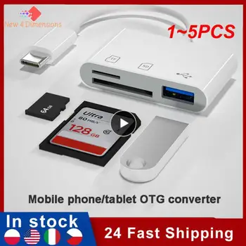 1 ~ 5 шт. Адаптер Type-C TF CF SD Считыватель карт памяти OTG Writer Compact Flash USB-C для iPad для Macbook USB Type C