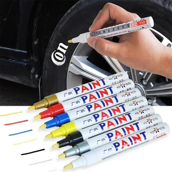 10 Color Car Scratch Repair Pen Auto Touch Up Fill Remover Vehicle Tire Marker Clear Kit для автомобиля Scratch Fix Care Auto Аксессуар