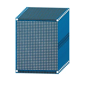 10 шт. 7x9 см Двухсторонний прототип печатной платы 7 * 9 см Универсальная печатная плата для экспериментальной печатной платы Arduino Медная пластина