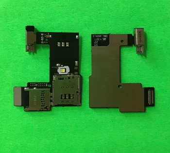10 шт. Для Motorola Moto G2 XT1068 XT1069 G 2-я SIM-карта + слот памяти Micro SD Лоток Держатель Считыватель Гибкий кабель Плата