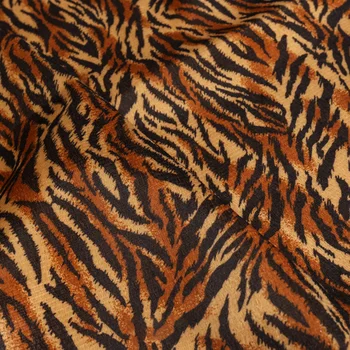 100 * 150 см Леопард Тигр Корова Узор Плюшевая Ткань Для Diy Одежда Диван Чехол Игрушка Ковер Шитье Пэчворк Аксессуары
