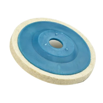 100 мм 4-дюймовый шерстяной войлок полировальный круг полировальные колодки угловая шлифовальная машина круг полировальная подушка диск для металла мрамора стеклокерамики