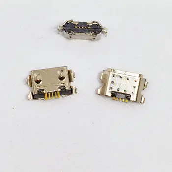 100 шт./лот Micro USB Jack Разъем для зарядки Порт Штекер Док-станция Разъем Разъем Разъем Для Samsung A01 A015F M01 M015 M015F