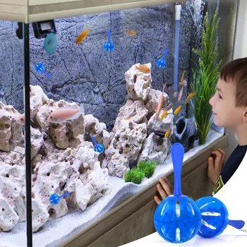 12 шт. Чистящий шарик Очиститель аквариума работает во всех увлажнителях и аквариумах, очищает воду, устраняет пыль и запах