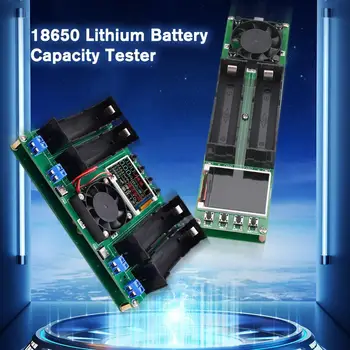 18650 Модуль тестера емкости литиевой батареи MAh MWh Цифровые четыре батареи Тестер внутреннего сопротивления Тестер мощности