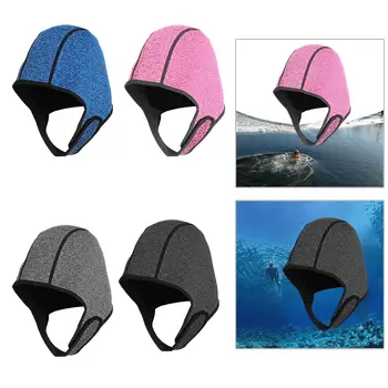 2 мм неопреновый капюшон для дайвинга шапка для плавания с подбородком ремешок крышка для головы гидрокостюм капюшон для подводного плавания с аквалангом для парусного спорта каякинг каноэ