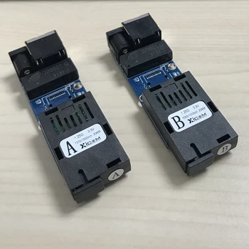 2 пары гигабитный мини-оптоволоконный медиаконвертер 1 волокно 1 оптоволоконный коммутатор RJ45 Optical Ethernet 100/1000M Плата печатной платы Одномодовый симплекс
