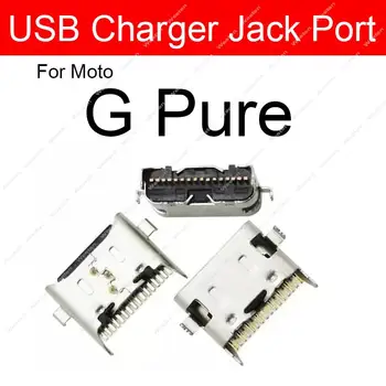 2 шт./лот USB-порт док-станции для зарядки Motorola MOTO G Pure G Power 2022 USB-зарядное устройство Замена разъема док-станции