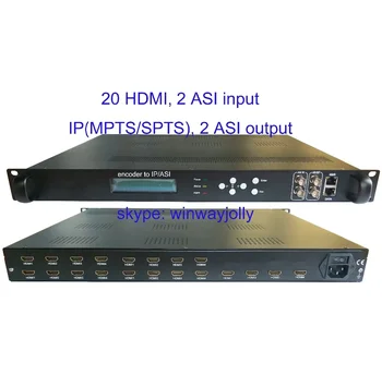 20 Кодировщик HDMI/IP/ASI, вход HDMI и выход IP/ASI, кодировщик HDMI-IP, кодировщик HDMI-ASI, справедливая цена высшего качества