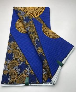 2023 Анкара Африканский 100% хлопок Восковые принты Ткань Оригинальная мягкая высококачественная африканская настоящая восковая ткань для вечернего платья Tissus