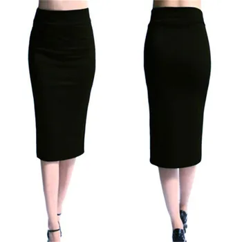2023 Новые юбки Женские мини-облегающие юбки Офисные женские тонкие до колен с высокой талией Stretch Сексуальные юбки-карандаш Jupe Femme