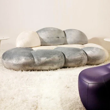 2023 Новый диван облачный кремовый стиль диван специальной формы креативный салон красоты облако трехместный диван соответствие цвета
