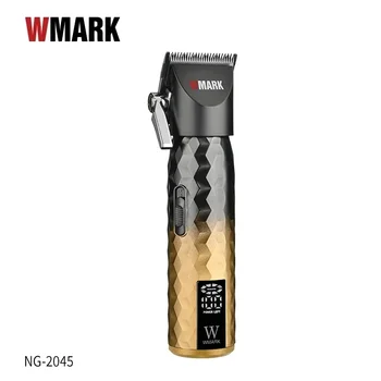 2023WMARK NG-2045 Шнур и беспроводная машинка для стрижки волос Высокоскоростная профессиональная перезаряжаемая машинка для стрижки волос с высококачественным лезвием, светодиодным дисплеем