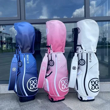 2024 Новая сумка для гольфа Мужская и женская модная сумка на открытом воздухе PU Gradient Golf Stand Bag 골프 가방