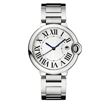 2024AAA Французский топ люкс бренд Мужские часы для женщин Высококачественные женские кварцевые часы из нержавеющей стали Relogio Feminino Masculino