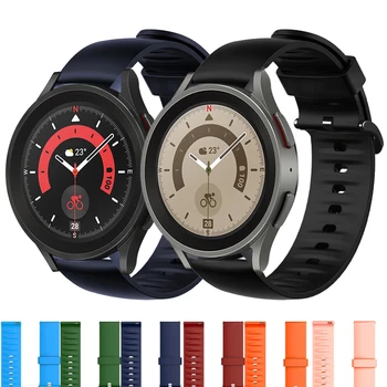 22 мм Силиконовый ремешок для часов Samsung Galaxy 3/45 мм / 46 мм / Gear S3 Волновой узор Ремень Браслет Huawei Watch Gt 22e/3 pro Band