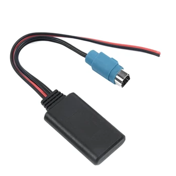 2X Автомобильный модуль Bluetooth Музыкальный адаптер Aux Аудио кабель для Alpine CDE-W203ri IDA X303 X305 X301 KCE-237B