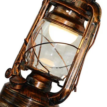2X Винтажный светодиодный настенный светильник Сарай Фонарь Ретро Уголь Масло Настенный светильник Европейский Античный Стиль
