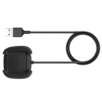 2X Зарядное устройство, совместимое с Fitbit Versa 2, сменный USB-кабель для зарядки для аксессуаров для смарт-часов Versa 2