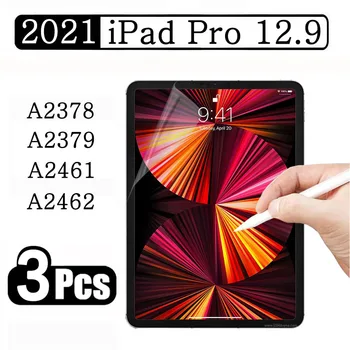  (3 упаковки) Бумага, как пленка для Apple iPad Pro 12.9 2021 5-го поколения A2378 A2379 A2461 A2462 Защитная пленка для экрана планшета