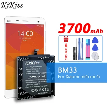 3700 мАч Аккумулятор большой емкости для батареи XIAOMI MI4i BM33 Для сменной батареи Xiao mi 4i + бесплатные инструменты