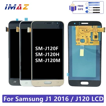 4.5 '' J120 ЖК-дисплей для Samsung Galaxy J1 2016 ЖК-дисплей сенсорный экран дигитайзер в сборе для Samsung J120 J120F J120H J120M