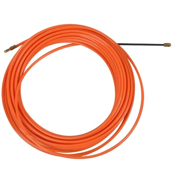 4 мм Оранжевое направляющее устройство Нейлоновый электрический кабель Push Pullers Воздуховод Змея Роддер Рыба Лента Проволока