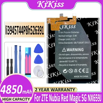 4850 мАч KiKiss Li3945T44P8h526391 Сменный аккумулятор для ZTE Nubia Red Magic 5G NX659J Аккумуляторы для мобильных телефонов + инструменты