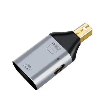 4K USB C в DP / HDMI совместимый / Mini DP Converter Ype C Адаптер Thunderbolt 3 для MacBook S20 Адаптер USB-C