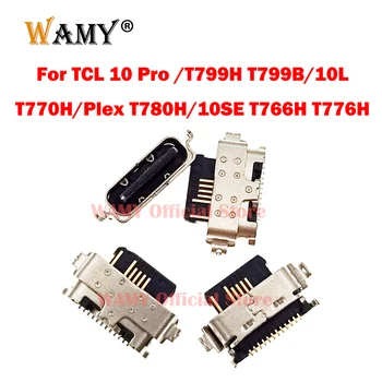 5-100 шт. Разъем порта док-станции для зарядки Micro USB для TCL 10 Pro 10Pro T799H T799B / 10L T770H / Plex T780H / 10SE T766H T776H
