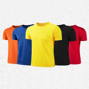 5 Pack Мужские рубашки для бега Топы для тренировок Мужская спортивная одежда Футболки для фитнеса Футболки для спортзала Мужчины с круглым вырезом Быстросохнущая дышащая футболка