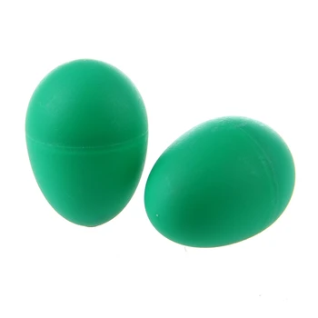 5 пар пластиковых зеленых яиц маракасы погремушки шейкер перкуссия детская музыкальная игрушка