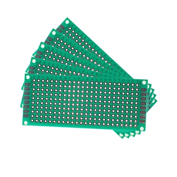 5 шт. 3 * 7 см печатная плата односторонний прототип платы зеленый универсальный печатный плат DIY Электронный комплект для Arduino