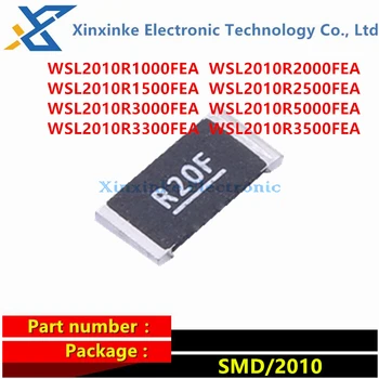 5 шт. WSL2010R1000FEA R200 R150 R250 R300 R300 R500 R330 R350 Токочувствительные резисторы SMD 1/2 Вт .1 Ом 1% 0.2 0.15 0.25 0.3 0.5 0.33 Ом.
