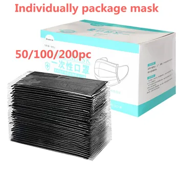 50/100/200 Одноразовый для взрослого черного Индивидуальная упаковка Высококачественные продукты