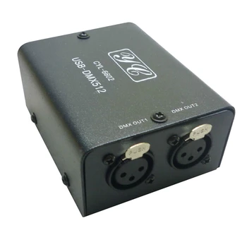512-канальный светодиодный светильник USB To DMX DMX512 DMX-Stage Lighting Module Контроллер сценического освещения Мини-декодер