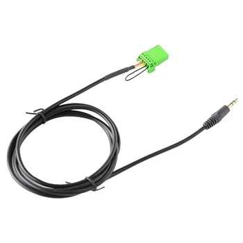 6-контактный зеленый разъем стерео 3,5 мм джек аудио aux-in MP3 кабель провод для Honda Jazz Fit 2002-2006