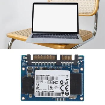 64 ГБ Внутренний модуль SATA SSD для M500 M551 Полутонкий твердотельный жесткий диск для ноутбука ПК Компьютер Ноутбук