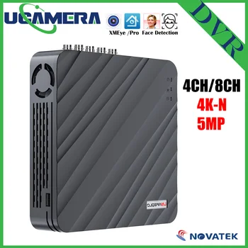 6IN1 8-канальный гибридный видеорегистратор высокой четкости для аналоговой камеры AHD 4K-N 5MP камеры видеорегистратор XMeye Pro