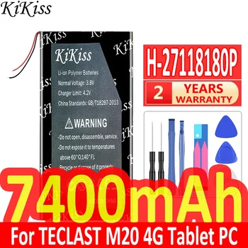 7400 мАч KiKiss Мощный аккумулятор H-27118180P H27118180P для аккумуляторов планшетного ПК TECLAST M20 4G