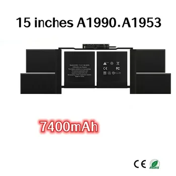 7400mAh Для аккумулятора ноутбука Apple MACBOOK PRO 15 дюймов A1990 A1953 аккумулятор для ноутбука