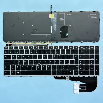 850 G3 Испанская клавиатура США с подсветкой для HP EliteBook 755 G3 755 G4 850 G3 850 G4 ZBook 15u G3 G4 с рамкой HPM14N5