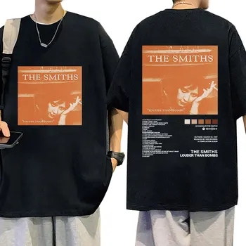 90-е Рок-группа The Smiths Ретро Графическая футболка Мужские футболки с коротким рукавом в стиле хип-хоп Унисекс Готические футболки оверсайз Уличная одежда