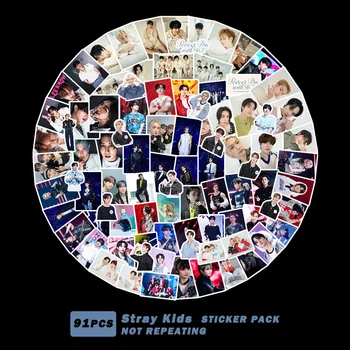 91 шт./компл. Kpop Stray Kids 2024 Perfect Day Character Stickers