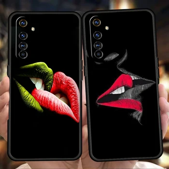 Abstract Line Сексуальная пара Body Phone Чехол для Oppo A17 A12 A57 A74 A16 Find X5 X6 A52 A53 A54 A15 Reno 6 Z 7 Pro A9 2020 Shell