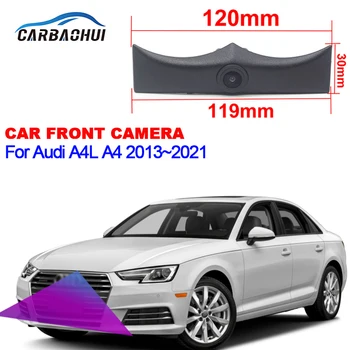 AHD 1080P Fisheye CCD Автомобильная камера переднего вида с положительным логотипом для Audi A4L A4 2013 2014 2015 2016 2017 2018 2019 2020 2021