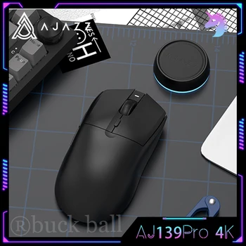 Ajazz AJ139Pro 4k Игровая мышь 2.4G Беспроводные мыши 2-режимная легкая с низкой задержкой и длительным сроком службы PAW3395 4000 Гц Игровые мыши