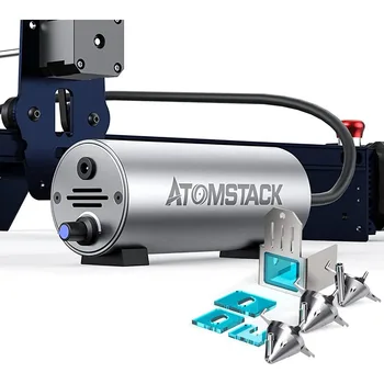 ATOMSTACK Laser Engraver Air Assist Kit для S10 X7 A10 A5 PRO Удаление дыма, пыли 10-30 л/мин Воздушный поток Низкий уровень шума Простая сборка