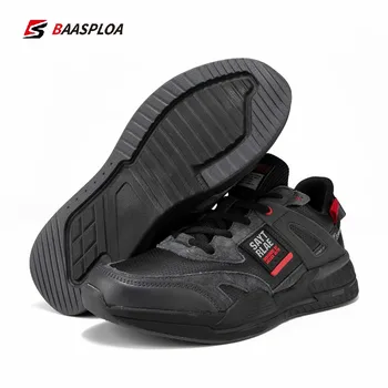 Baasploa Модная обувь для ходьбы для мужчин 2023 Повседневные мужские дизайнерские кожаные легкие кроссовки Мужские спортивные кроссовки на открытом воздухе